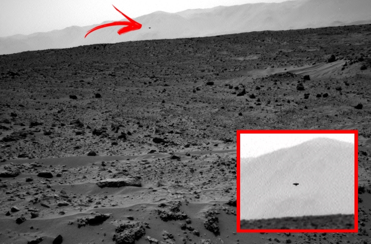 naves-em-marte-1 Conspiração: Os estranhos objetos voadores não identificados de Marte