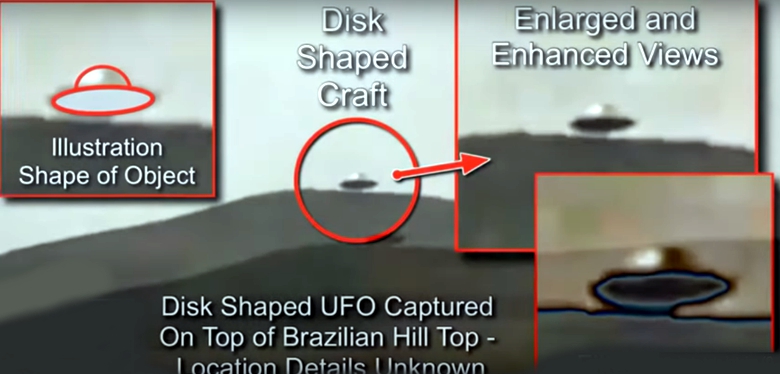 ovni-brasil-2 Investigação OVNI: UFO clássico supostamente filmado em colina no Brasil